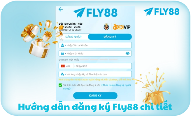 Hướng dẫn đăng ký Fly88 chi tiết