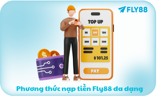 Phương thức nạp tiền Fly88 đa dạng